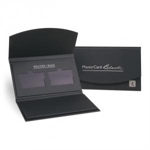 Master Card Black Bank Credit Card Carrier